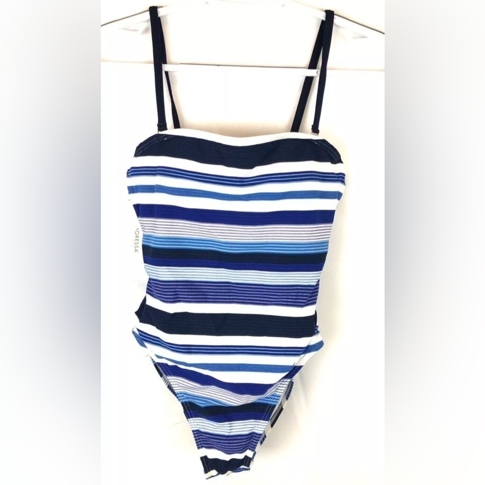 Amoressa Mykonos Calypso Bandeau One Piece Swimsuit Womens Size 6